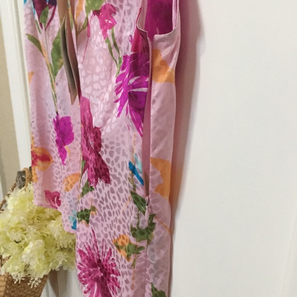 Escada Floral Print Silk Tank Top/Cami Size 34 - Picture 6 of 8